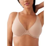 Wacoal Women's Better Than Braless Seamless Unlined Plunge Underwire Bra, 855316 Full Coverage, Roebuck, 36DD