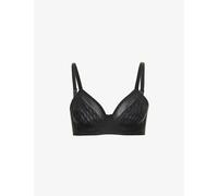 Wacoal Womens Black Elevated Allure Abstract-pattern Underwired Stretch-woven Bra 36f