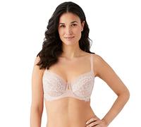 Wacoal Women's Center Stage Underwire Bra Full Coverage, Rose Dust/Angel Wing, 40C