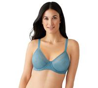 Wacoal Women's Elevated Allure Seamless Unlined Underwire Bra Full Coverage, Provincial Blue, 40E