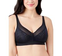 Wacoal Women's Elevated Allure Wirefree Bra, Opaque, Black, 34E
