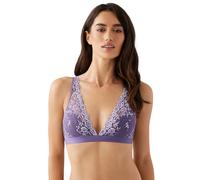 Wacoal Women's Embrace Lace Bralette, Grape Compote Multi, 36