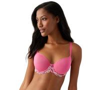 Wacoal Women's Embrace Lace Contour Bra T-Shirt, Opaque, Hot Pink/Multi, 32DD