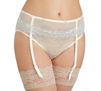 Wacoal Women's Embrace Lace Garter Belt, Gardenia/Lurex, Petite/Small
