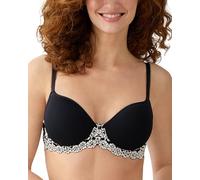 Wacoal Women's Embrace Lace Lightly Padded Underwire Mid Coverage T-Shirt Bra, 853191 Everyday, Black (Noir), 32D (Size: 85D)