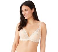 Wacoal Women's Embrace Lace Plunge Convertible Contour Bra, Naturalnude/Iv, 38D