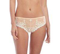 Wacoal Womens Naturally Nude/ivory (beige and Cream) Embrace Lace Stretch-lace Tanga Briefs M