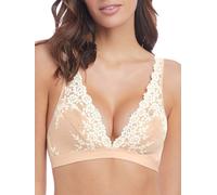 Wacoal womens852191Embrace Lace Wire Free Soft-Cup Bralette Bra - Beige - 30A