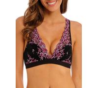 Wacoal Women's Embrace Lace Wire Free Convertible Bra, Opaque, Black/Berry Multi, 34