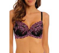 Wacoal Women's Embrace Lace Undewire Bra, Black/Berry Multi, 34DD
