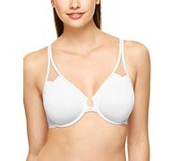 Wacoal Women's Front Close T-Back Bra Body by T-Back Bra (Pack of 1), White, 38C