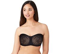 Halo Lace Strapless Bra Wacoal Black 34D