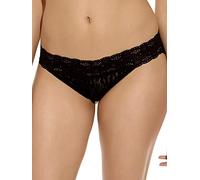 Wacoal Women's Halo Bikini Pant, Black, S