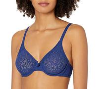 Wacoal Women's Halo Lace Unlined Convertible Underwire Bra, Blueprint, 32C