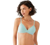 Wacoal Women's How Perfect Wire Free T-Shirt Bra, Opaque, Eggshell Blue, 38B