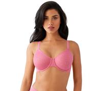 Wacoal Women's Inside Job Unlined Underwire Bra, Chateau Rose, 34E