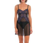 Wacoal Women's Instant Icon Chemise, Black/Eclipse, XXL