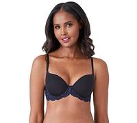 Wacoal Women's Instant Icon Contour Bra T-Shirt, Opaque, Black/Eclipse, 36C