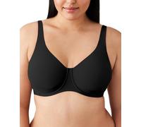 Wacoal Women's Pendulous Shape Revelation Unlined Full Coverage Underwire Bra, 855387, Opaque, Black, 36H US