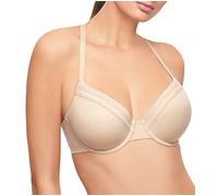 Wacoal Women's Perfect Primer Convertible Underwire T Shirt Bra Molded, Opaque, Sand, 32DD