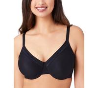 Wacoal Women's Perfect Primer Underwire Bra Full Coverage, Opaque, Black, 40H US