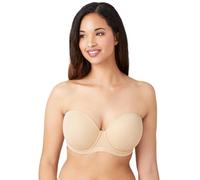 Wacoal Women's Red Carpet Full Busted Strapless Convertible Bra Coverage, Opaque, Sand, 36F