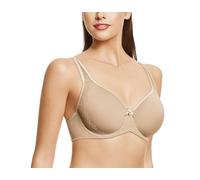 Wacoal Women's Retro Chic Full Figure Contour Underwire Bra, Toast, 32DD