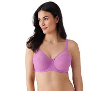 Wacoal Women's Retro Chic Full Figure Seamed Unlined Underwire Bra Coverage, Opaque, First Bloom, 34D