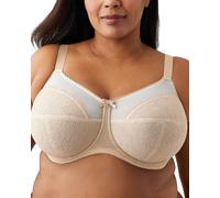 Wacoal Women's Retro Chic Full Figure Underwire Bra, Toast, 38DD