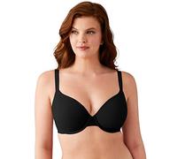 Wacoal Women's Shallow Top Shape Revelation T-Shirt Bra, Opaque, Black, 32DD