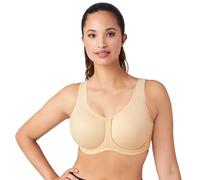 Wacoal Women's Simone Sport Unlined Full Coverage Underwire Bra, 855170, Opaque, Sand, 40C