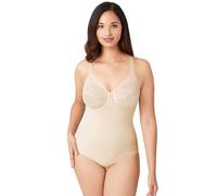 Wacoal Women's Visual Effects Body Briefer Shapewear Bodysuit, Sand, 36D