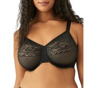 Wacoal Women's Visual Effects Underwired Minimiser Bra, Black, 36F