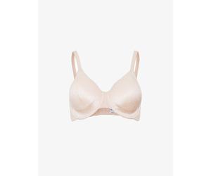 Wacoal Womens Wacoal Back Appeal Polka-Dot Soft-Cup Stretch-Woven Bra Rose Dust 34D