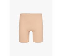 Wacoal Women's Hourglass Low Back Shape Revelation Thigh Shaper Shapewear, Praline, XL