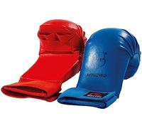 Wacoku WKF Competition Approved Karate Sparring Fighting Mitts (Large, Blue)