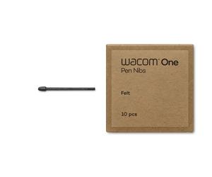 Wacom felt-tip pen nibs for Wacom One Standard pen in black - 10 pieces