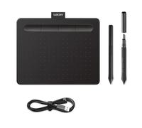 Wacom Intuos S Black - Drawing Tablet with Pen, Stylus Battery-free & Pressure-sensitive, Compatible with Windows, Mac & Android, Perfect Tablet for Drawing, Graphics or Remote Working
