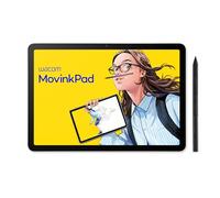 Wacom MovinkPad 11, an Android 14 all-in-one 11'' drawing tablet for young creatives. With Wacom Pro Pen 3, a sharp screen, Anti-glare etched glass, front & back cameras and preloaded creative apps.