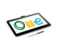 Wacom One 13 Touch Display Tablet, 13.3", Wacom One Pen, Multi-Touch Controls, U