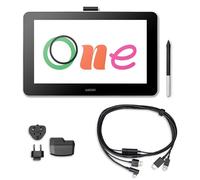 Wacom One Gen 1 - Drawing Tablet with Screen, Stylus Pen Battery-free & Pressure-sensitive, Compatible with Windows, Mac & Android, Full HD Resolution, Perfect Tablet for Drawing or Remote Working
