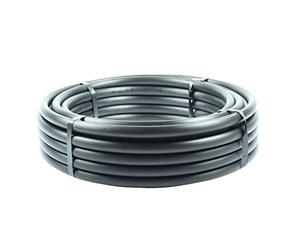 Wacredo Premium PE-LD Installation Pipe PN6 20 mm 25 m Water Pipe Irrigation Supply Line Service Water Pressure Pipe Black UV-Resistant