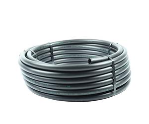 Wacredo Premium PE-LD Installation Pipe PN6 25 mm 25 m Water Pipe Irrigation Supply Line Service Water Pressure Pipe Black UV-Resistant