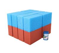 Wacredo Replacement Sponge Set + Filter Stater for Oase Biotec 18 Pond Filter Sponges Filter Biokick Filter Starter