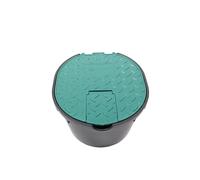 Wacredo Round Valve Box with Lid, Ball Valve and Tap Connection 20 x 22 x 12 cm Valve Box Distribution Box Extension Irrigation System Tap Point