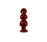 WAD Thermal Detonator - Triple Anal Plug, Red, Large