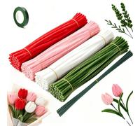 wadafen Pipe Cleaners Flower Pipe Cleaner Flower Set 240 Pieces