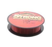 Wadakada 100m Transparent Nylon Fishing Line Fishing Line Red Main Line Sub-Line Fishing Line Line Number 0.8 Red