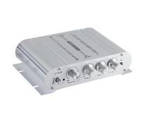 Wadakada Car Stereo Amplifier Speaker Hifi Power 2.1 Channel Home Subwoofer Audio Output 12V Audio System Silver