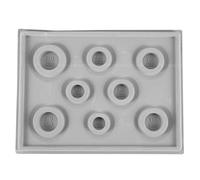 Wadakada Flocked Beading Bead Board Bracelet Design Tray Jewellery Making DIY Craft Tool gray